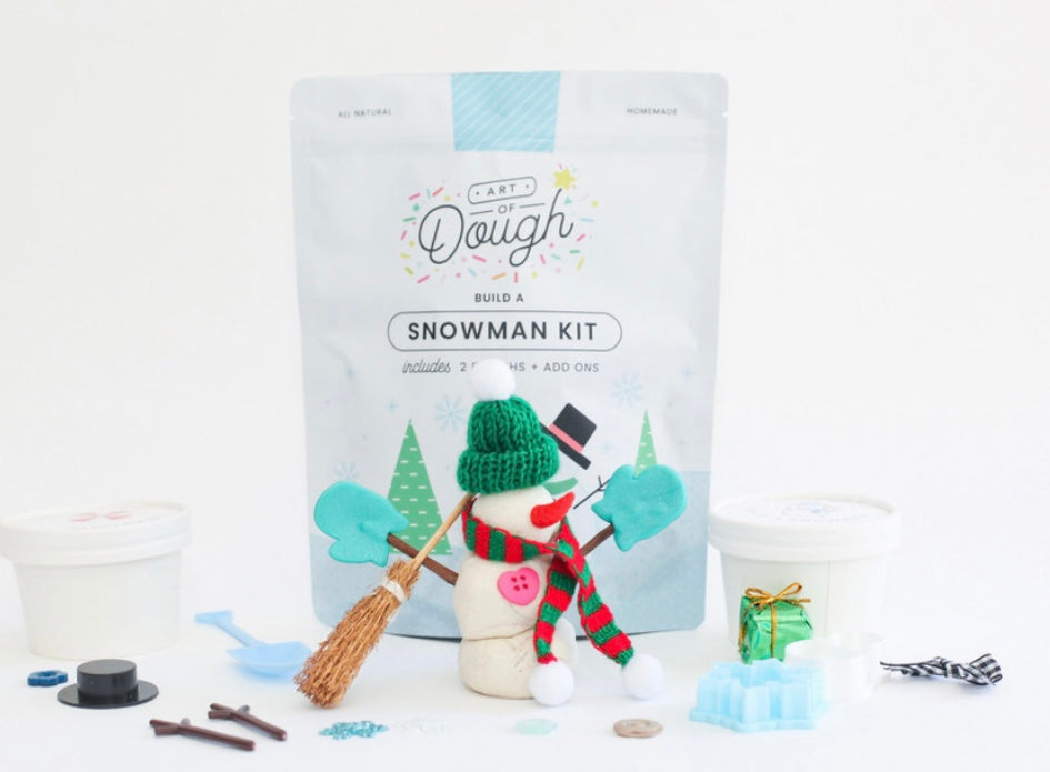 Build a Snowman Playdough Kit